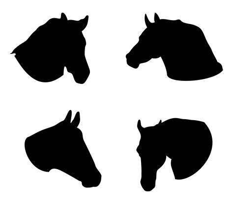7 Best Images Of Horse Head Template Printable Horse Head Cut Out