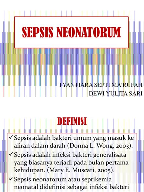 Presentasi Sepsis Neonatorum Pdf