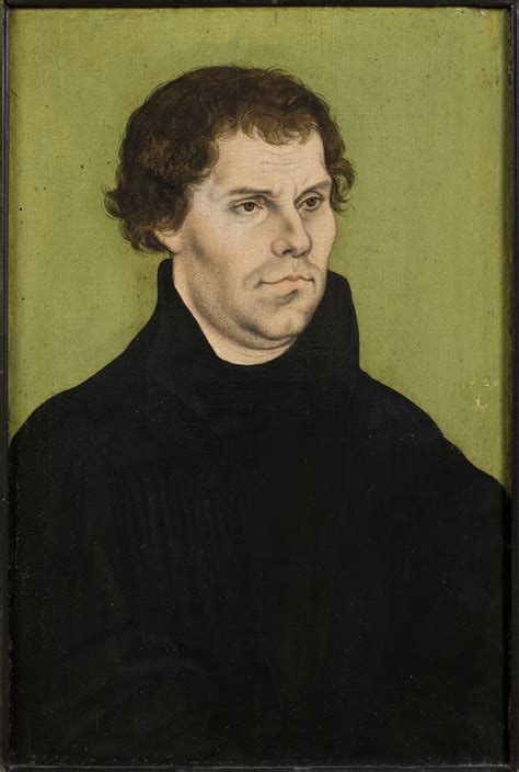 Martin Luther Porträt Von Lucas Cranach D Ä 1526 Schwedisches