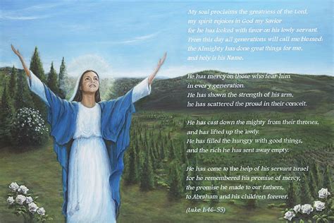 The Canticle Of Mary Magnificat X Painting That I Made
