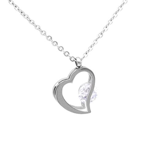 5 out of 5 stars. AnotherKiss Heart Necklace for Girlfriend, Fashion Jewelry ...