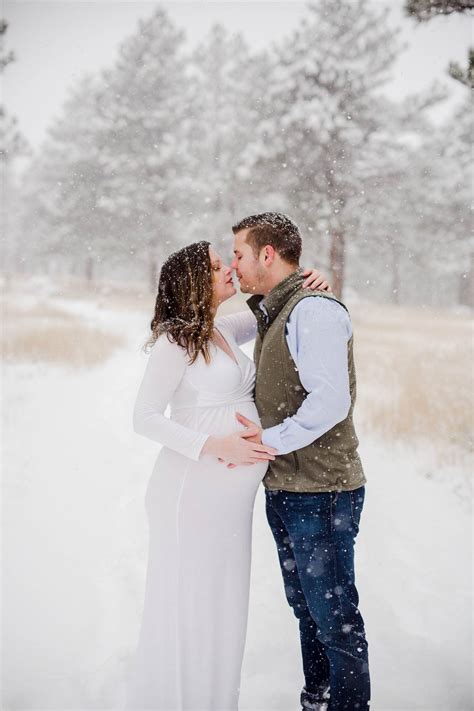 Winter Wonderland Boulder Maternity Photographer Be Boulder Photography