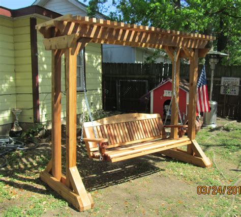 Pin by Mary Osteen on Get outside | Porch swing frame, Outdoor swing ...