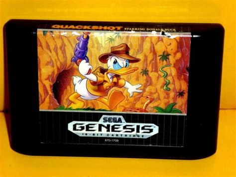 Quackshot Starring Donald Duck Sega Genesis 1991 For Sale Online Ebay