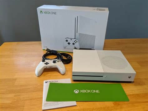 Microsoft Xbox One S Launch Edition 2tb White Console For Sale Online