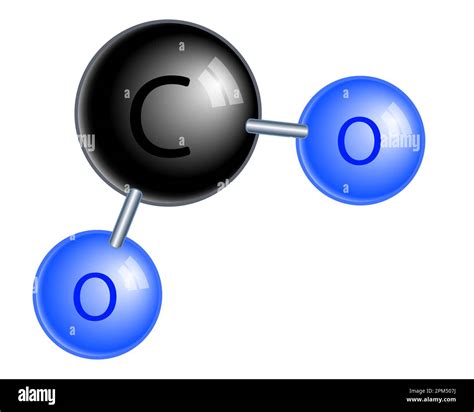 Abstract Carbon Dioxide Molecule Concept Illustration Stock Vector Image Art Alamy