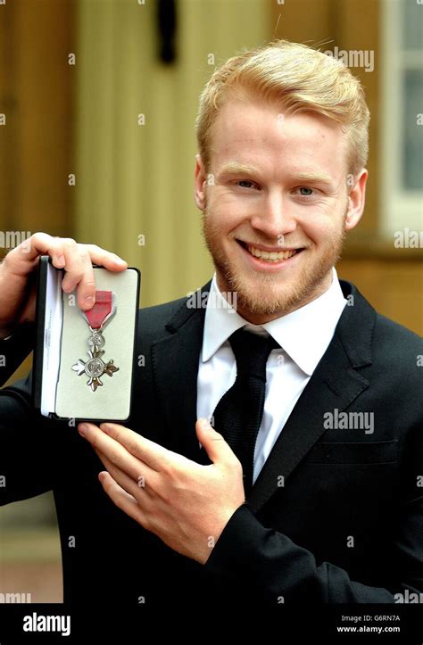 Paralympic Sprinter Jonathan Peacock Holds His Mbe Member Of The