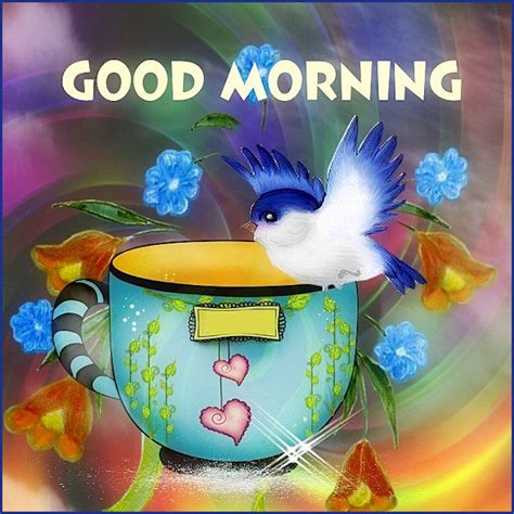 Colorful Good Morning Cup Of Coffee Pictures Photos And Images For
