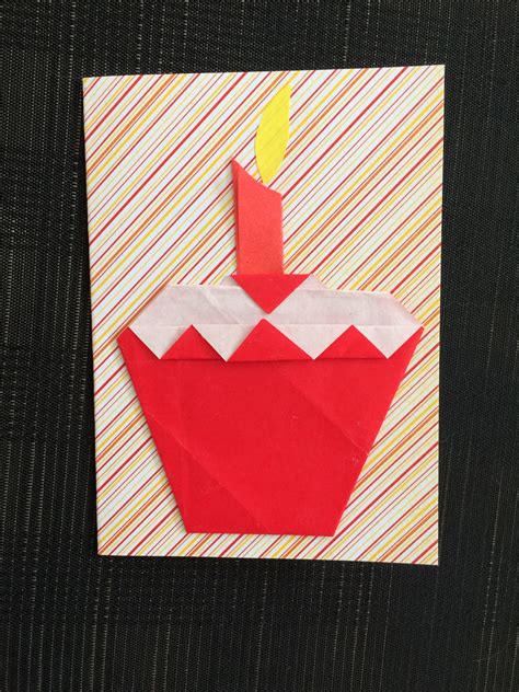 Origami Birthday Card Origami Birthday Card Birthday Cards Origami