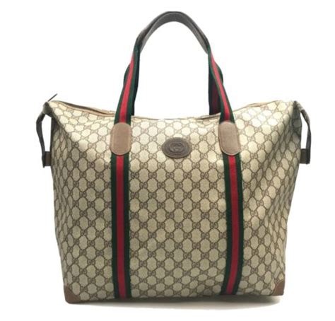 Gucci Gg Supreme Sherry Line Travel Bag Ebay