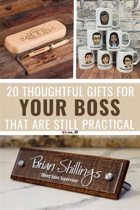 How much should you spend? 20 Thoughtful and Practical Gift Ideas For Your Boss ...