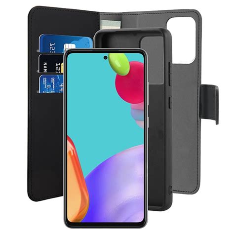 Puro 2 In 1 Magnetic Samsung Galaxy A52 5g Galaxy A52s Wallet Case Black