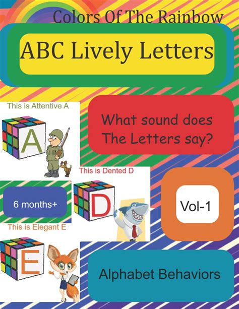 Buy Abc Lively Letters Colors Of The Rainbow Letter Sounds Alphabet