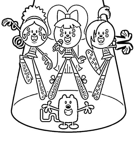 Coloring Pages Of Wow Wow Wubbzy