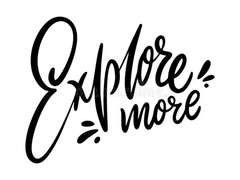 Explore More Hand Drawn Vector Lettering Isolated On White Background