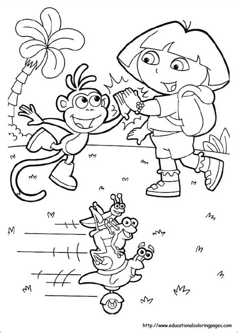 Dora Coloring Pages free For Kids