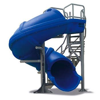 Vortex slides from s.r.smith feature sturdy rotomolded construction for strength and durability. S.R. Smith 695-209-43 Vortex Blue Closed Tube w/Staircase ...