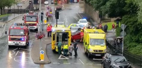 Oldham Crash Two Adults And Girl 15 Treated After Rock Street