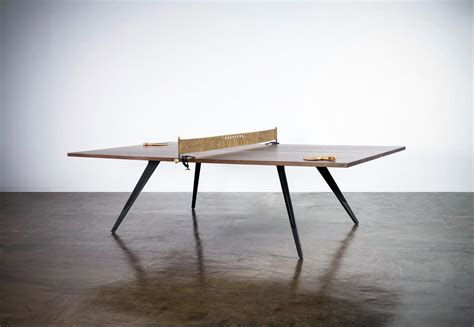 Ping Pong Table Smoked Oak Dunke Design