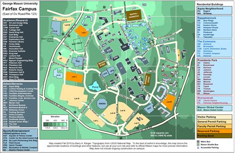 Fairfax Core Campus Map