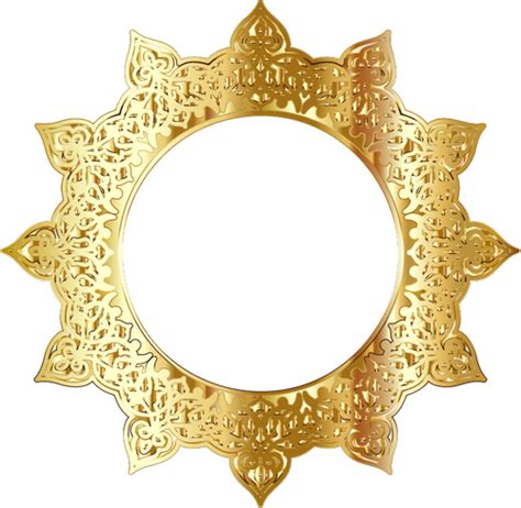 Gold Decorative Frame Public Domain Vectors
