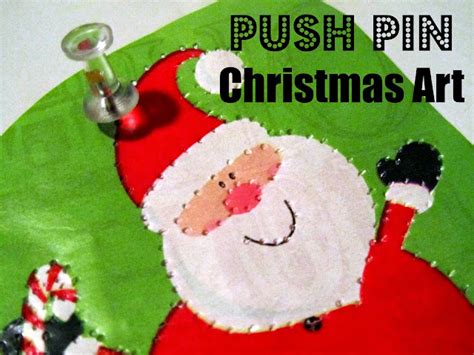 Pinning With Purpose Push Pin Christmas Art