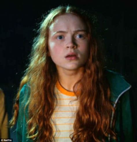 Sadie Sink Reveals She Was Scared To Watch Stranger Things Daily Mail