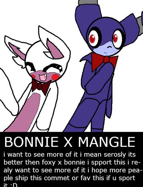 Bonnie X Mangle By Eeveepaint On Deviantart
