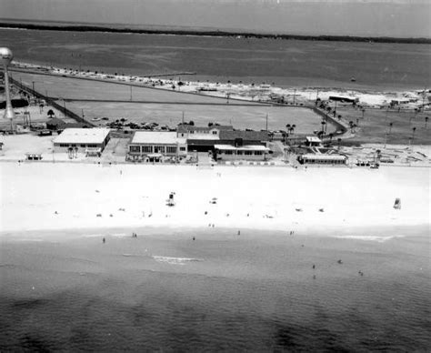 Florida Memory Aerial View Of Buildings On The Beach Pensacola