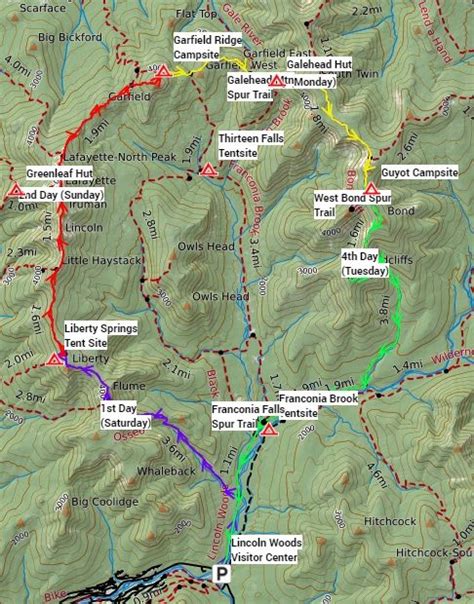 White Mountains Trail Map Pdf Maps For You
