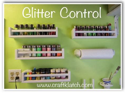 Craft Room Organization Tips Glitter Control Diy Craft Room Craft
