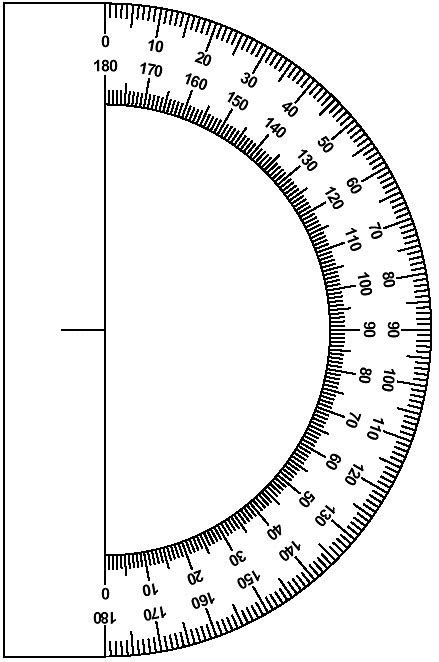 Full Page Free Printable Printable Protractor Printable Templates By Nora