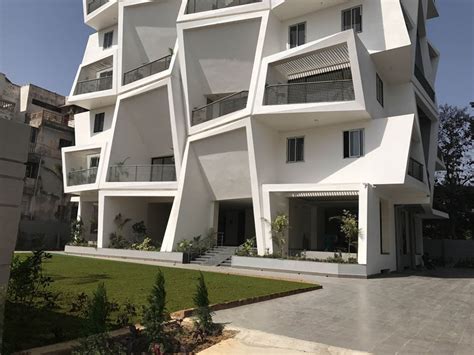 This Building Was Designed With A Jumble Of Uniquely Shaped Outdoor