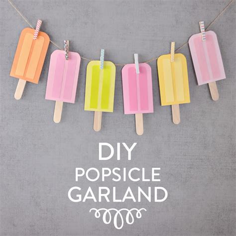Diy Popsicle Garland Vicky Barone
