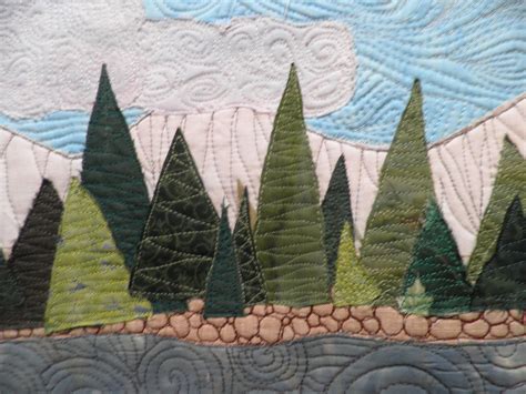 How To Create A Landscape Quilts Worked On Pattys Landscape Quilt