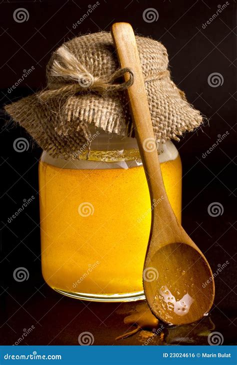 Honey Pot Stock Photo Image Of Bagging Breakfast Background 23024616