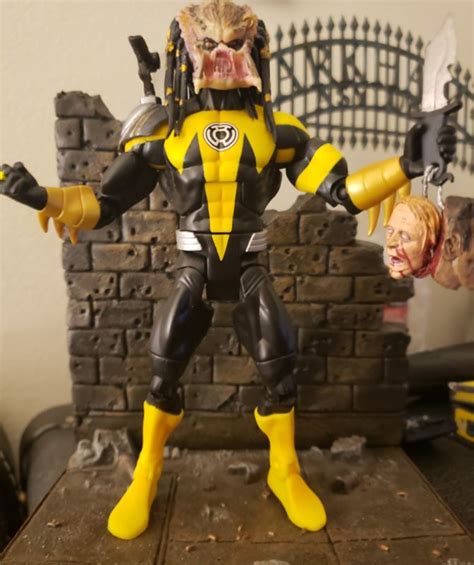 Yellow Lantern Predator Yautja Of Sinestro Corp Dc Universe Custom Action Figure