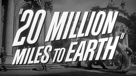 20 Million Miles To Earth Trailer 1080p Youtube