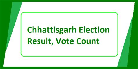 Chhattisgarh Assembly Election Result Bjp Upa Candidates List