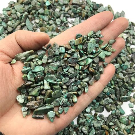 100g 5 8mm Green Turquoise Rock Polished Rough Stone Nugget Healing