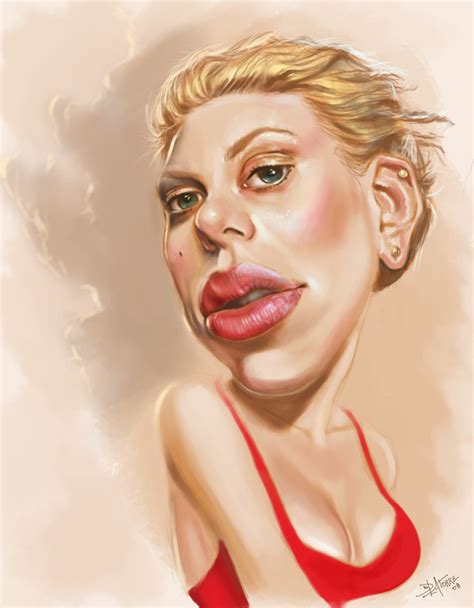 Scarlett Johansson Caricaturas De Famosos Personajes Famosos Porn Sex