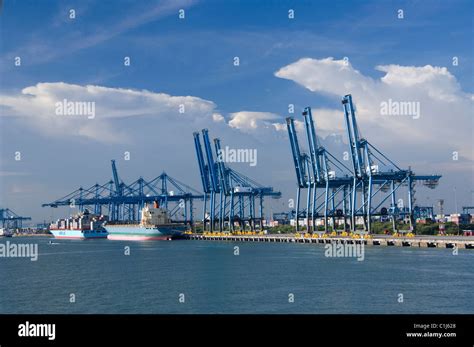 Malaysia State Of Selangor Port Klang One Of The Major Shipping Port