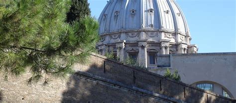 Walking Around The Walls Of The Vatican City