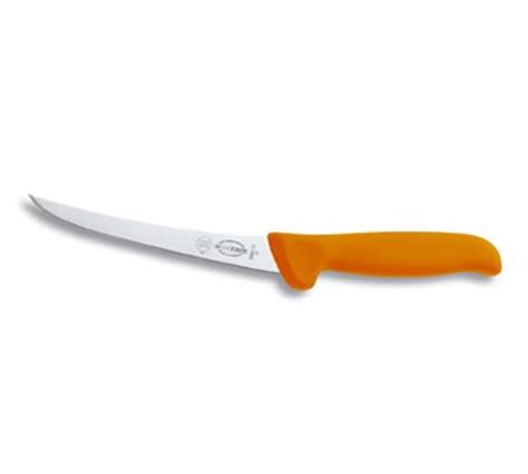 8289115 53 f dick 6 mastergrip boning knife curved stiff orange handle anacon industrial
