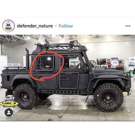 Any Idea If This Window Armor Exists For A Tj Jeep Wrangler Tj Forum