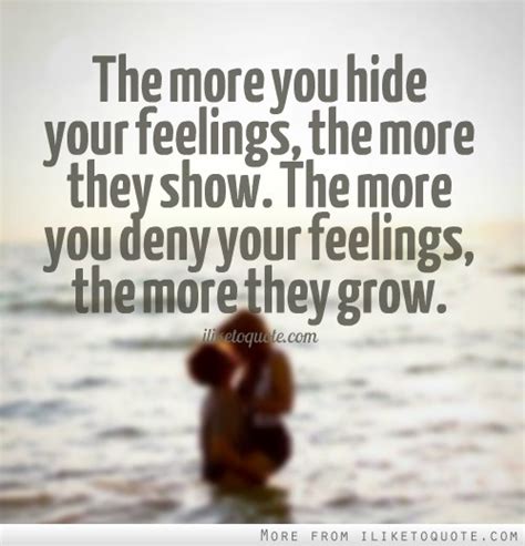 I Hide My Feelings Quotes Quotesgram