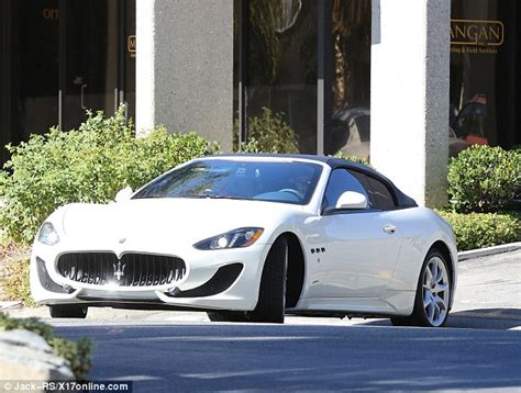 Britney Spears Takes A Ride In Her Maserati As She Enjoys A Weekend Off