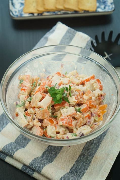 Imitation crab salad is a popular appetizer that can be served with a full course meal or like a light snack. Imitation Crab Salad - The Cookware Geek