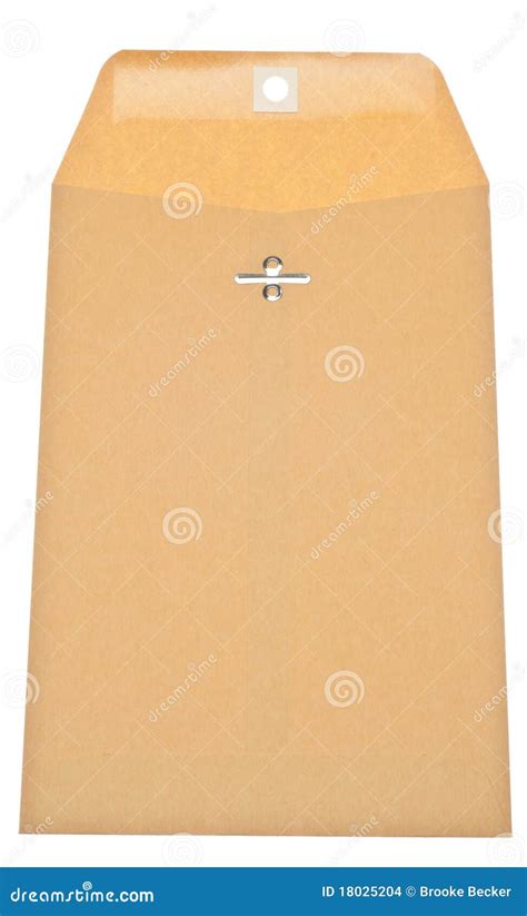 Open Brown Business Envelope Stock Photo Image Of Concept Letter