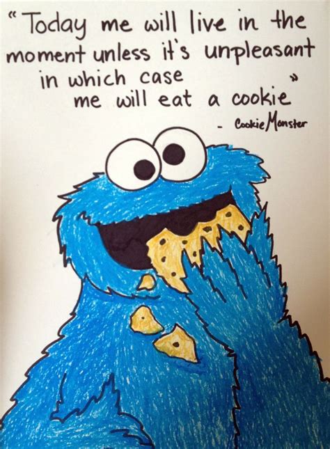 cookie monster quote by nadia354 on deviantart in 2023 monster cookies cookie monster quotes
